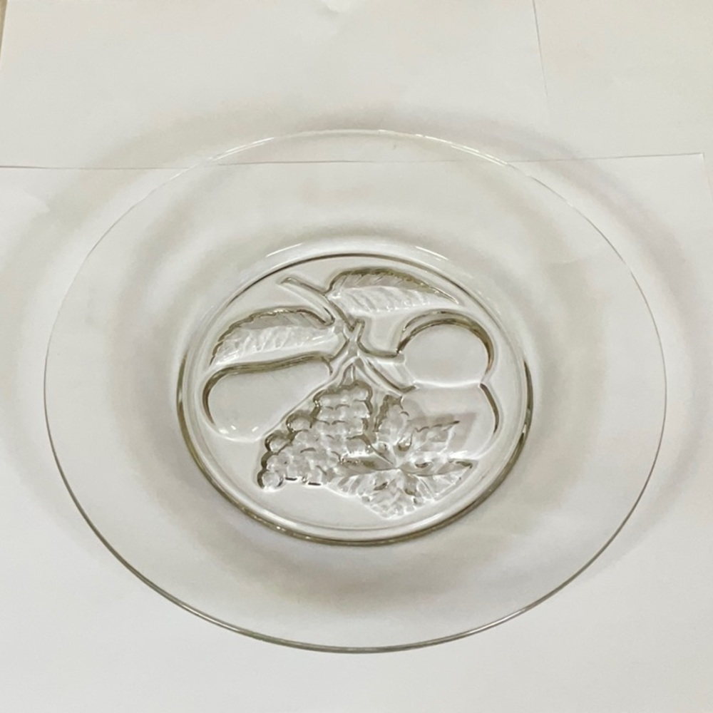 Vintage glass plate